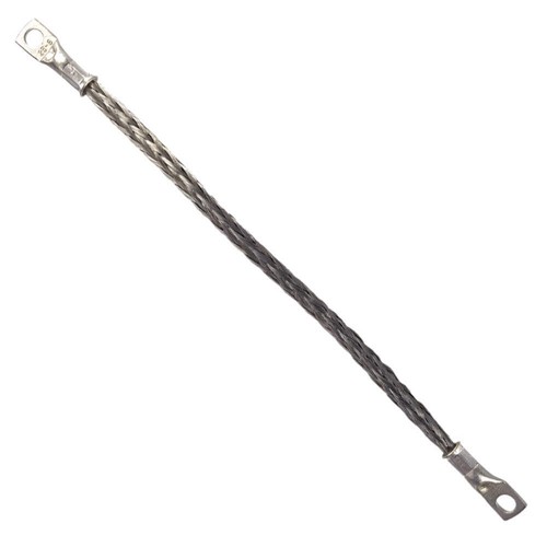 300mm braided tinned - tinned, copper