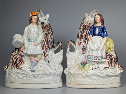 Large pair antique 19th - antique,