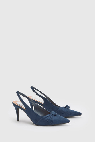 Wallis navy court shoes - navy,