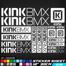 19x KINK BMX Vinyl Decal