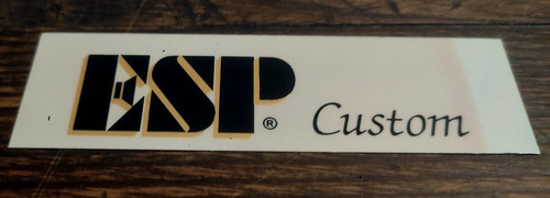 Esp custom headstock logo - esp, /