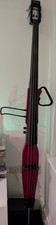 *Rare* Stagg Electric Double Bass in Transparent Red, 3/4, EDB with Gigbag. 