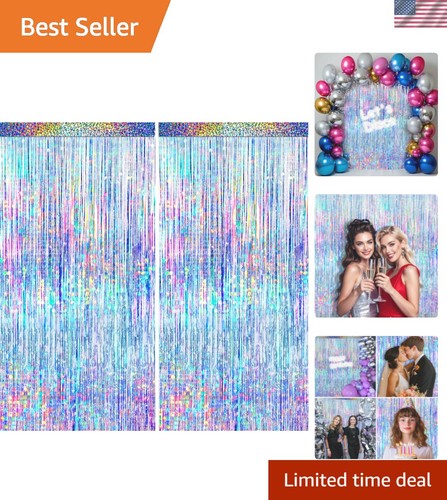 Packs silver foil fringe - packs,