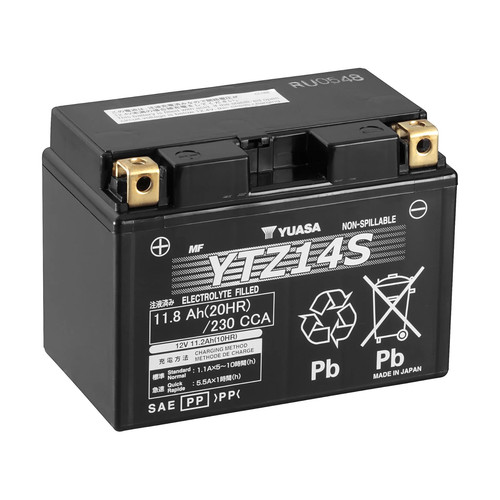 Yuasa ytz14s 12v factory - ytz14s,
