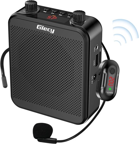 Voice amplifier with uhf - with,