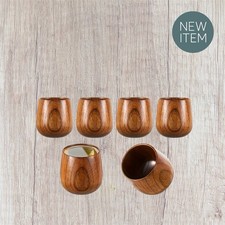 Wooden Aesthetic Cups for Hot
