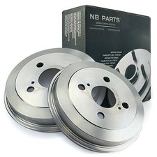 2X Brake Drum Brake Drums Rear