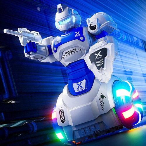 Kids robot toy blue - robot, music