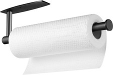 Paper Towel Holder under Kitchen Cabinet - Self Adhesive or Drilling Paper Towel