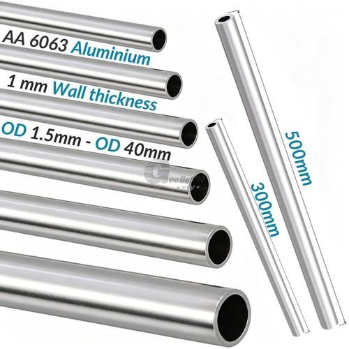 Aluminium tube 1mm - aluminium,