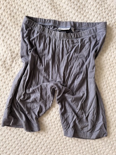 Worn blue gym - worn, shorts