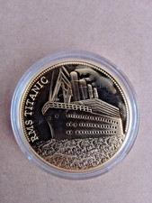 R M S TITANIC  Gold Plated