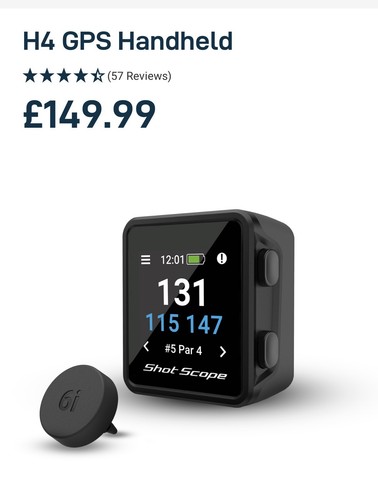 Shot scope handheld gps - shot,