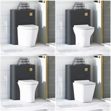 550mm BTW WC Toilet Concealed