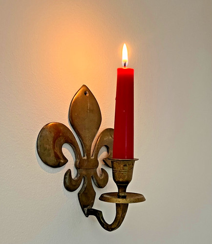 Antique single wall brass - single,