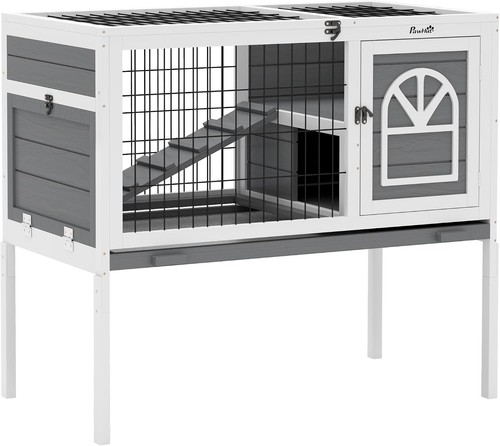 Large rabbit hutch wooden - large, hutch,