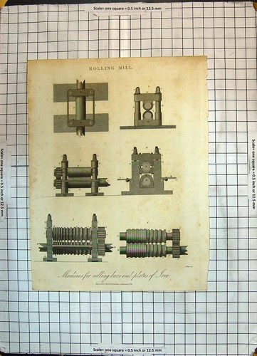 Original old antique - original, print