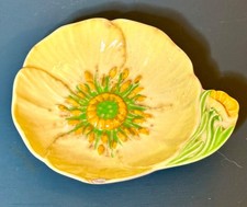 Carlton Ware, Carltonware Yellow Buttercup Pin Tray.  9.5cms