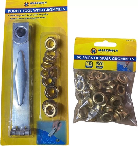 Punch tool brass eyelets - punch, with