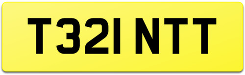 Tint car number - plate, ntt