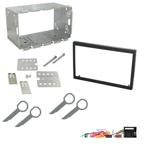 Double din fascia wiring cage - double,