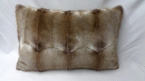 Fur cushion - fur,