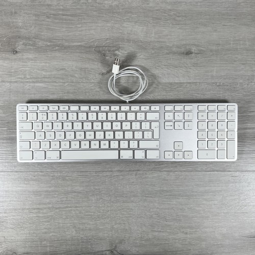 Apple wired keyboard white - keyboard,