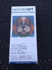 wonderart Latch Hook Kit Puppy 8 x 8 inches