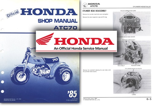 Honda atc70 service - honda, workshop
