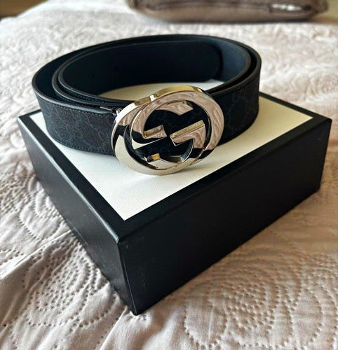 Gucci men black leather - gucci,