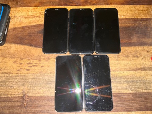 Joblot apple iphone 11 - 5, x