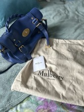 Mulberry Alexa Bag bright blue Heavy Grain Leather Immaculate Condition. 