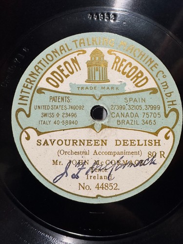 78rpm tenor john mccormack - tenor,,