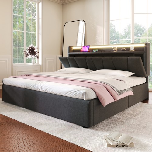 King size upholstered ottoman - king,