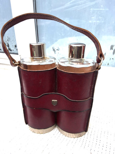 Vintage double flask - double,