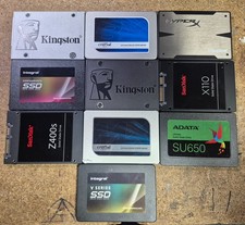 10 x Mixed Branded 120GB SSD