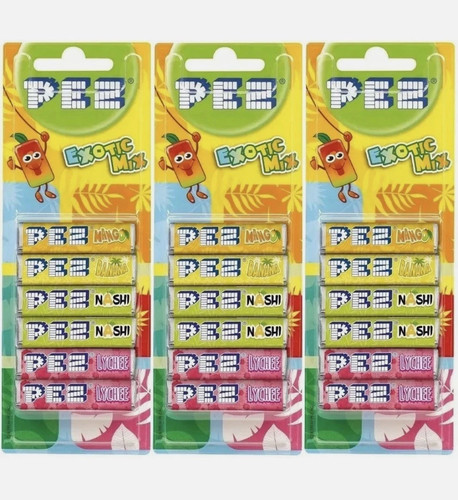 Pez refils blister packs - refils,