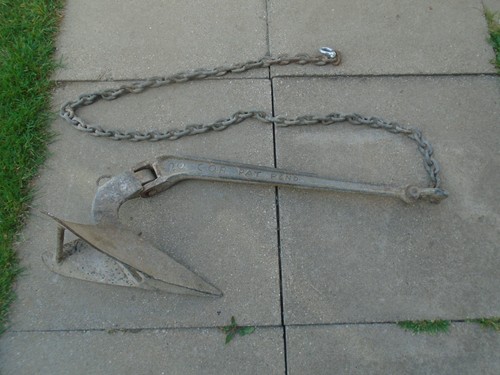 Boat anchor cqr - anchor, with