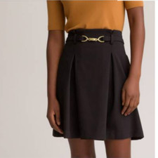 La Redoute Black Pleated Mini