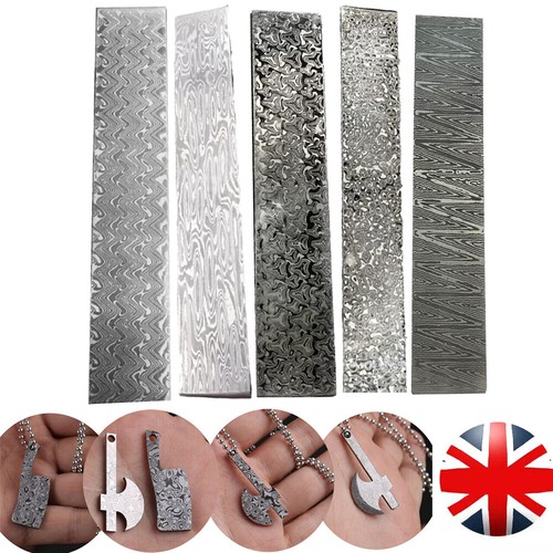 Damascus steel billet sandwich - billet,