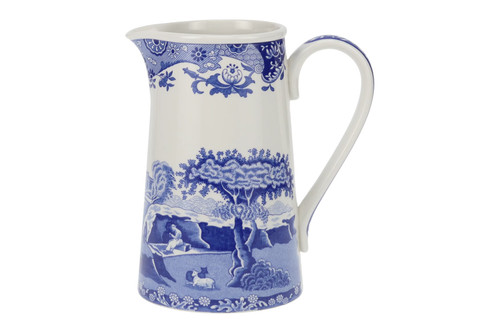 Spode blue italian jug - -,