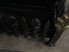 Cast Iron Coal Effect Dog