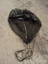Ex British Military Small Khaki Balloon Parachute Canopy by Irvin