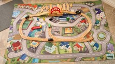 Children's Wooden Train Set