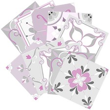  20 Pcs Tile Decals Shower Stickers Bathroom Wall Waterproof Kitchen and