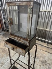 Antique Medical Cabinet Metal/