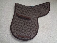 Griffin Nuumed Hi-Wither Numnah GP Saddle Pad brown M to fit 16-16.5" saddle