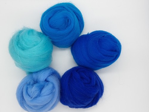 Ball blue needle felt - 1,