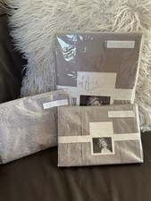 FABULOUS KYLIE MINOGUE RIA SILVER SUPER KING DUVET COVER AND 2 X PILLOWCASES