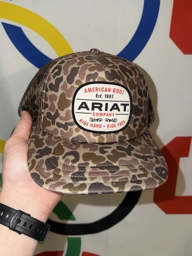 Ariat camo hat - ariat, mesh